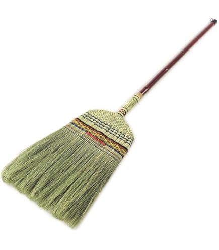 Amazon.co.jp: 高級手編み 座敷箒 長柄 11玉 関口国吉商店/ほうき 箒